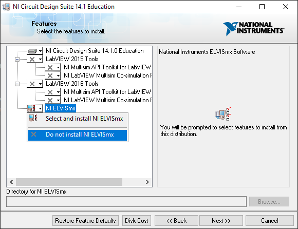 NI Circuit Design Suite Education Features
